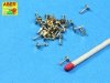 Aber 16103 Turned imitation of Hexagonal bolts 1,55mm x 30pcs. (1:16)
